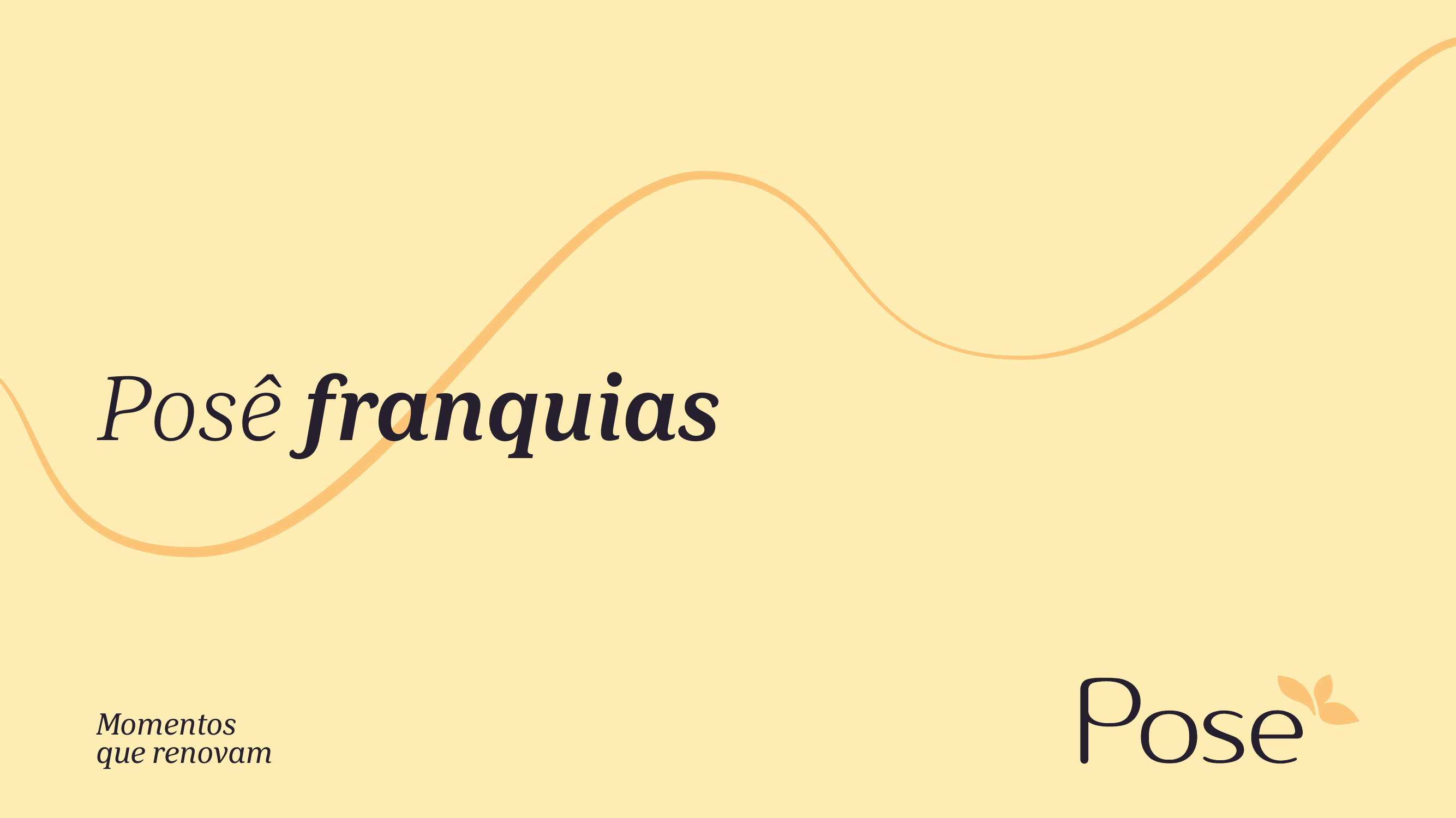 Preview da apresentação da franquia Posê Beleza